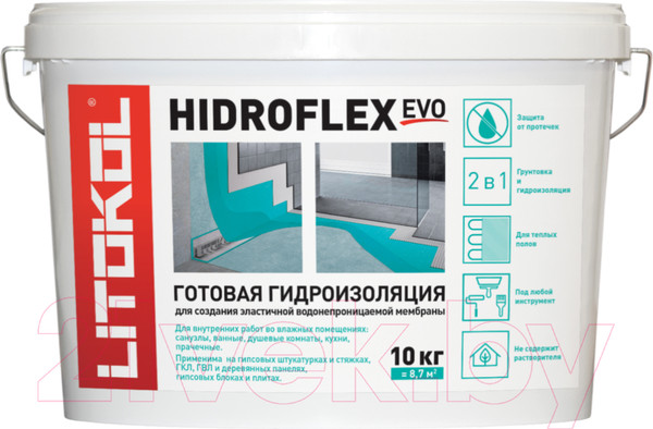 Изображение товара Гидроизоляционная мастика Litokol Hidroflex (10кг)