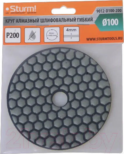 Изображение товара Шлифовальный круг Sturm! 9012-D100-200