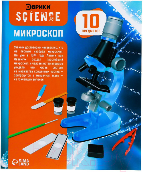 Изображение товара Микроскоп оптический Эврики Юный ботаник / 7081519