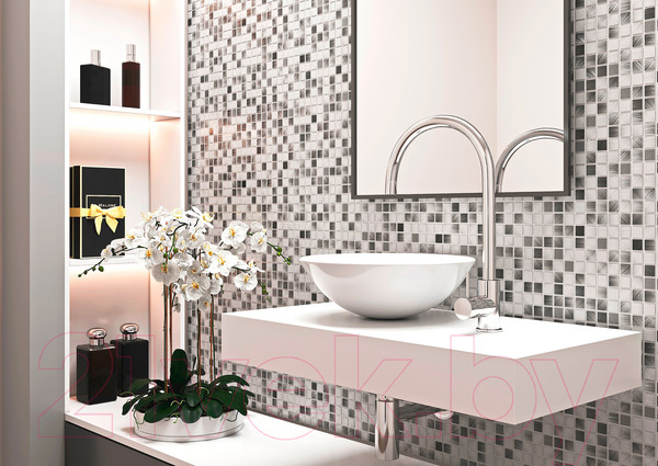 Изображение товара Панель ПВХ Регул Самоклеящаяся Эффект мозаика Сатин (474x474x3мм)