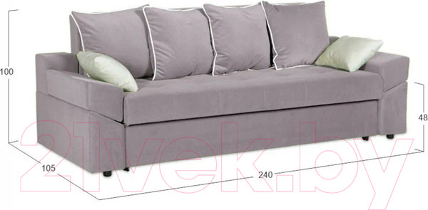 Изображение товара Диван Асмана Камертон-3 1.9 (Oskar Coffee)