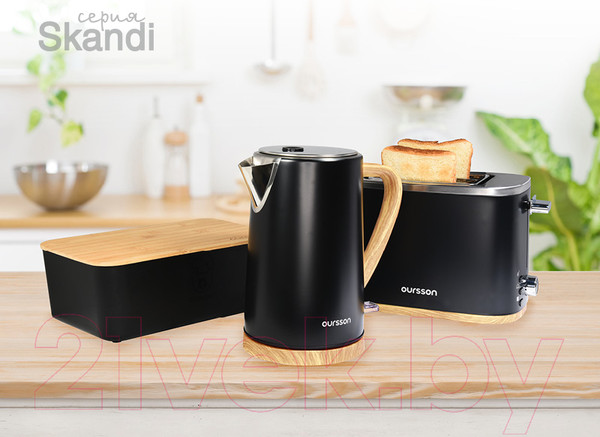 Изображение товара Электрочайник Oursson EK1754MD/BL / KE1754MD/BL