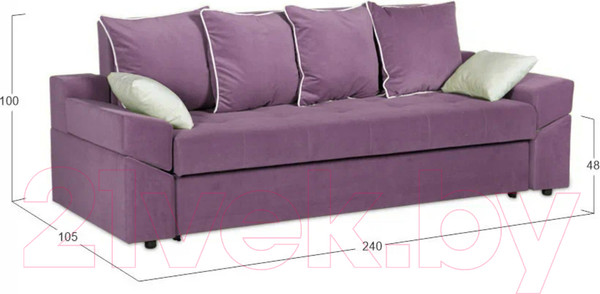 Изображение товара Диван Асмана Камертон-3 1.9 (Oskar Lilly)