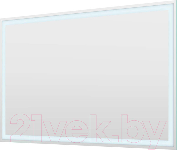 Изображение товара Зеркало Пекам Greta 80x50 / greta-80x50dcl (с подсветкой, сенсором на взмах руки и часами)