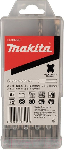 Изображение товара Набор буров Makita D-00795