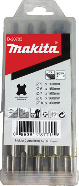 Изображение товара Набор буров Makita D-20703