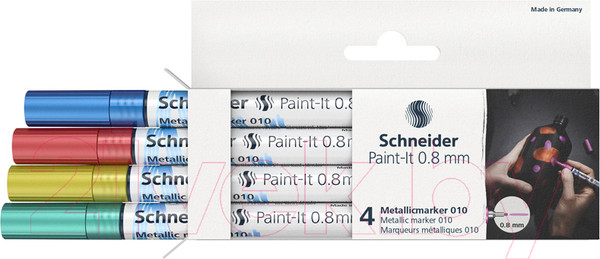Изображение товара Набор маркеров Schneider Paint-It 010 / ML01011502 (4цв)