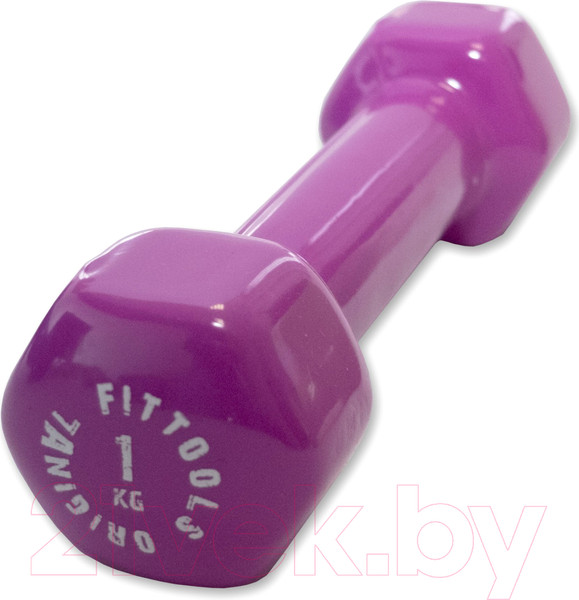 Изображение товара Гантель Original FitTools FT-VWB-1 (ярко-пурпурный)