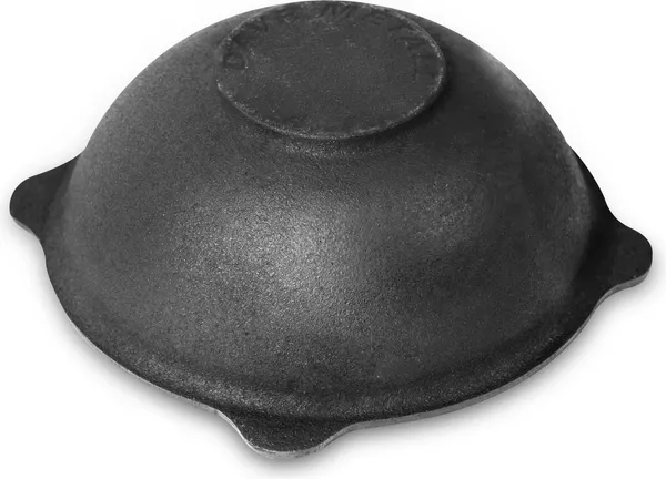 Изображение товара Казан Davr Metall Узбекский чугунный (4.5л, плоское дно)