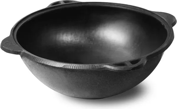 Изображение товара Казан Davr Metall Узбекский чугунный (8л, плоское дно)