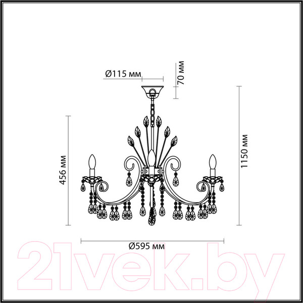 Изображение товара Люстра Odeon Light Versia 4977/6