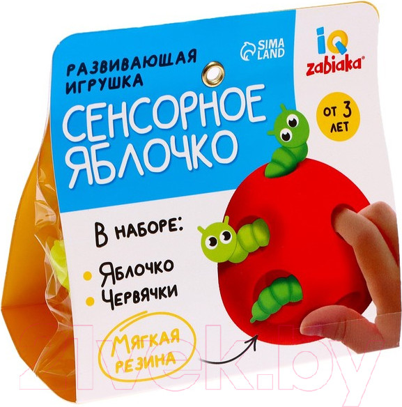 Изображение товара Развивающая игрушка Zabiaka Сенсорное яблоко / 7826874