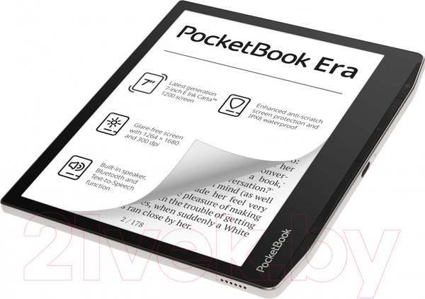Изображение товара Электронная книга PocketBook 700 Stardust / PB700-U-16-WW (серебристый)