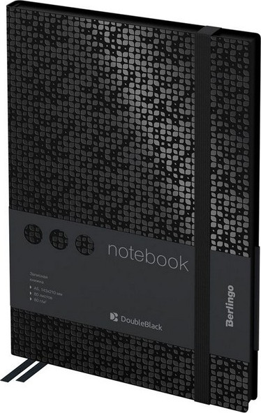 Изображение товара Записная книжка Berlingo DoubleBlack A5 / NB0_94501 (80л, черный)