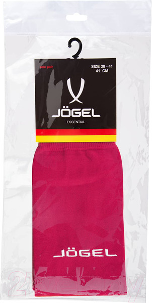 Изображение товара Гетры футбольные Jogel Camp Basic Socks / JC1GA0122.83 (р-р 43-45, гранатовый/серый/белый)