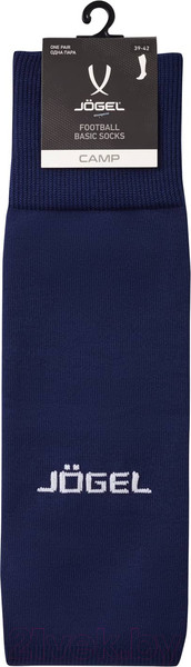 Изображение товара Гетры футбольные Jogel Camp Basic Socks / JC1GA0130.Z4 (темно-синий/серый/белый, р-р 32-34)