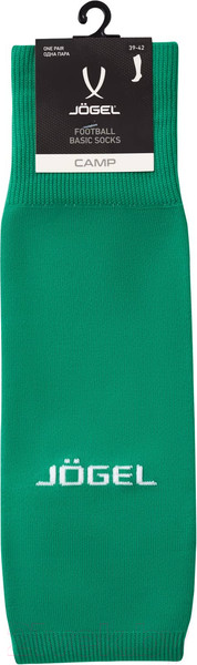 Изображение товара Гетры футбольные Jogel Camp Basic Socks / JC1GA0132.72 (зеленый/серый/белый, р-р 32-34)