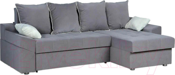 Изображение товара Диван Асмана Камертон-3 1.3x0.8 правый (Oskar Cloud)
