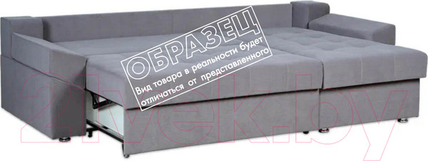 Изображение товара Диван Асмана Камертон-3 1.3x0.8 правый (Oskar Stone)