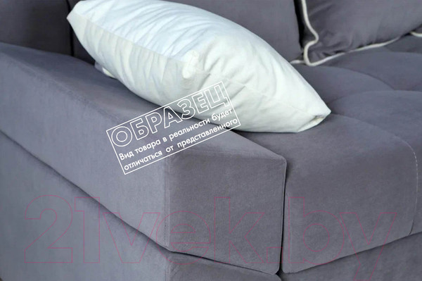 Изображение товара Диван Асмана Камертон-3 1.3x0.8 правый (Oskar Stone)