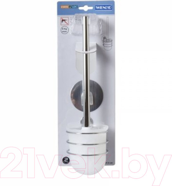 Изображение товара Ершик для унитаза Wenko Static-Loc 21569100C