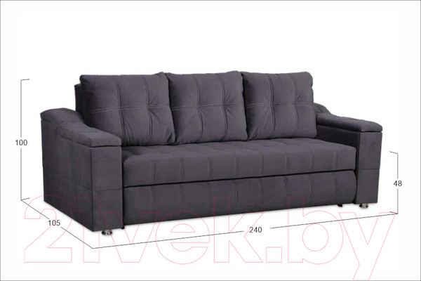 Изображение товара Диван Асмана Камертон-1 1.9 (Oskar Taupe)