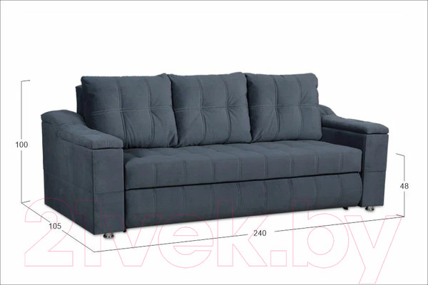 Изображение товара Диван Асмана Камертон-1 1.9 (Oskar Stone)