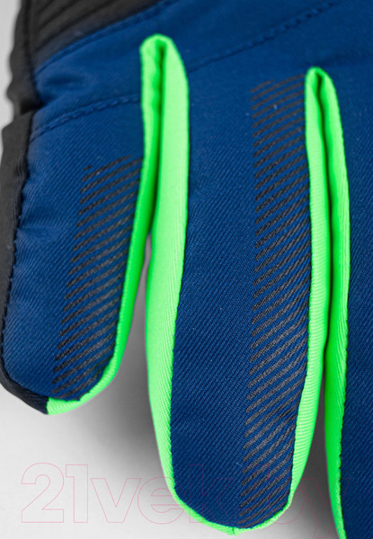 Изображение товара Перчатки лыжные Reusch Duke R-Tex Xt Junior / 6261212-7712 (р-р 5.5, Black/Dress Blue/Green)