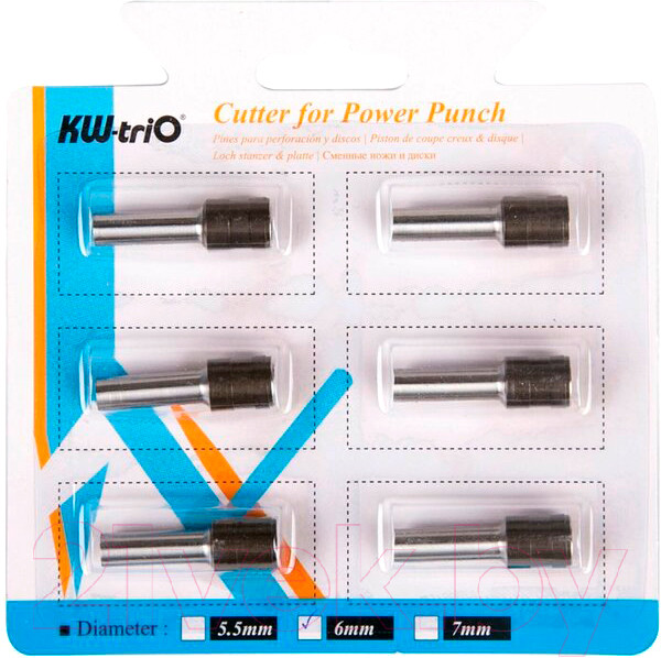 Изображение товара Набор ножей для дырокола KW-Trio 952/954 / 130001/6 (6шт)
