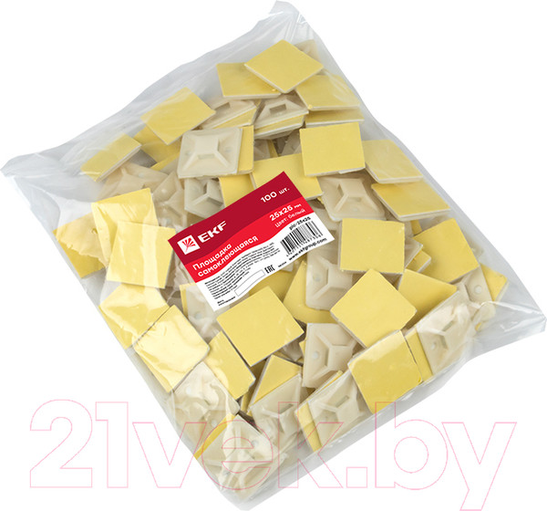 Изображение товара Площадка самоклеющаяся EKF Plc-25x25 (100шт)