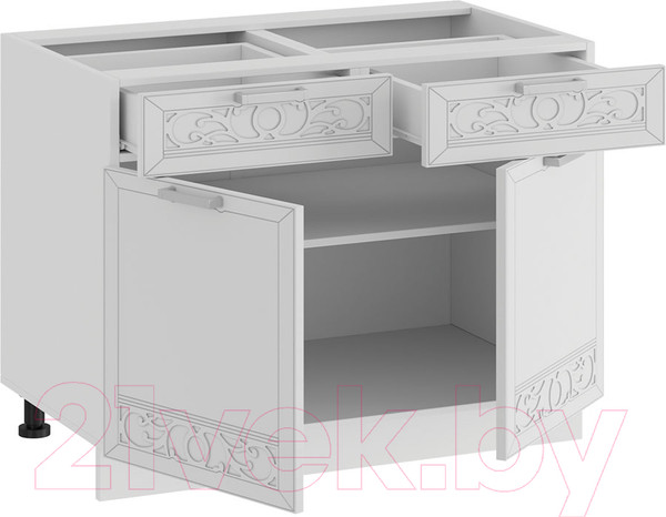 Изображение товара Шкаф-стол кухонный ТриЯ Долорес 1Н8Я1 (белый/сноу)