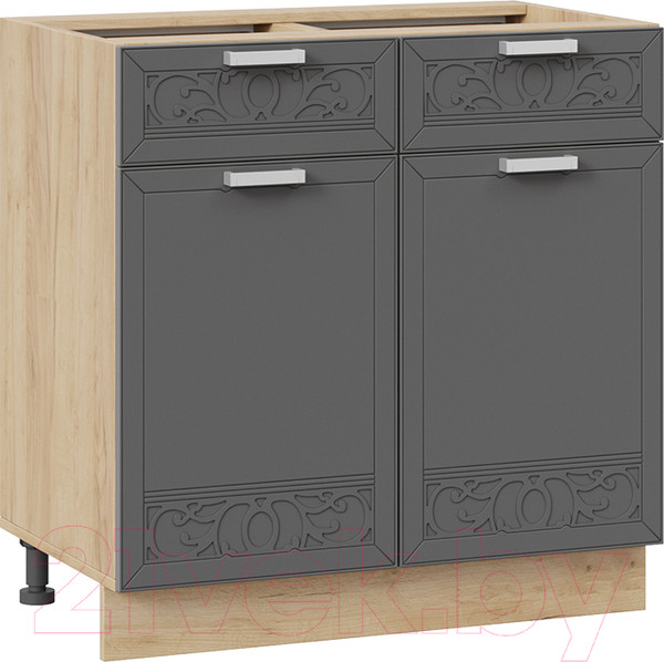 Изображение товара Шкаф-стол кухонный ТриЯ Долорес 1Н8Я1 (дуб крафт золотой/титан)