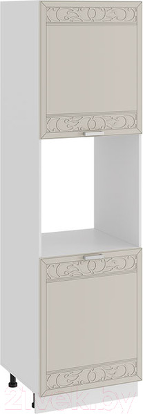 Изображение товара Шкаф-пенал кухонный ТриЯ Долорес 1П6 (белый/кремовый)