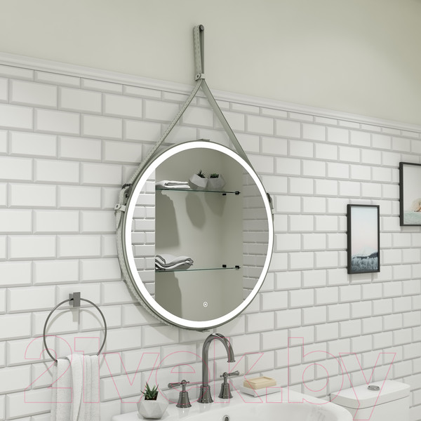 Изображение товара Зеркало Континент Millenium White Led D 50 (белый)