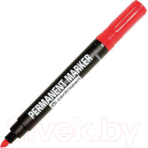Изображение товара Маркер перманентный Centropen Permanent / 8576/01-04 (красный)