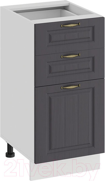 Изображение товара Шкаф-стол кухонный ТриЯ Лина 1Н4Я3 (белый/графит)