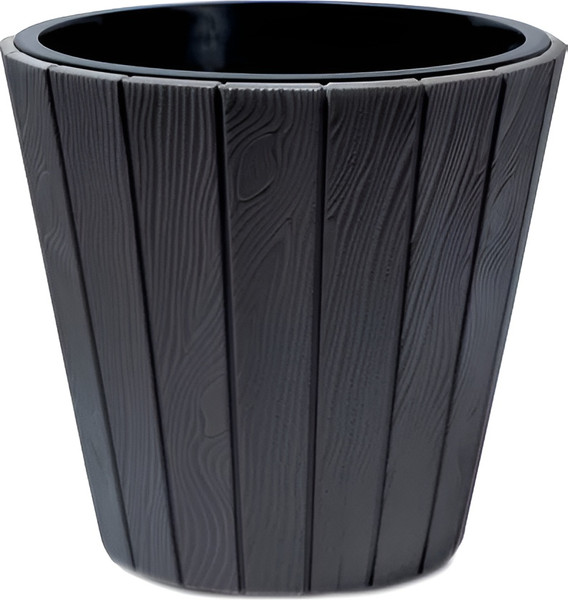 Изображение товара Кашпо Prosperplast Woode / DBWO490-S433 (антрацит)