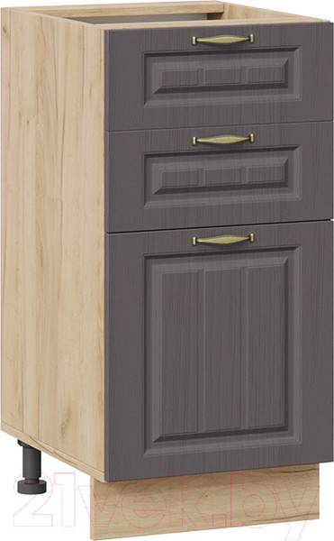 Изображение товара Шкаф-стол кухонный ТриЯ Лина 1Н4Я3 (дуб крафт золотой/графит)