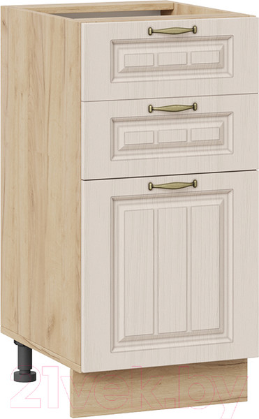 Изображение товара Шкаф-стол кухонный ТриЯ Лина 1Н4Я3 (дуб крафт золотой/кремовый)