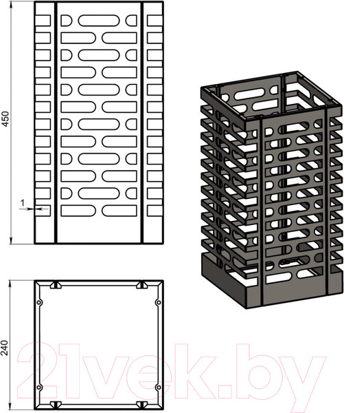 Изображение товара Сетка для печи Везувий Aston (Inox)
