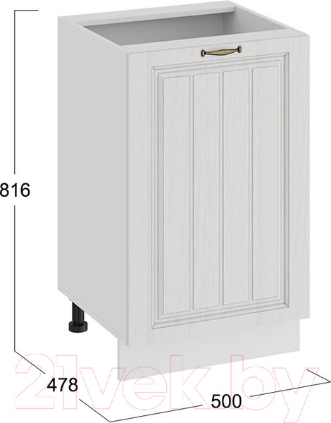 Изображение товара Шкаф-стол кухонный ТриЯ Лина 1Н5 (белый)