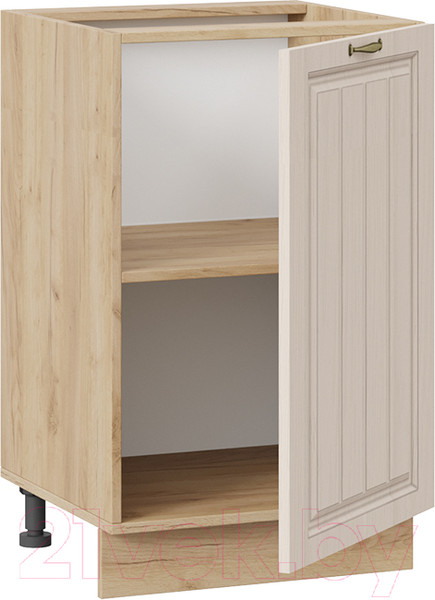 Изображение товара Шкаф-стол кухонный ТриЯ Лина 1Н5 (дуб крафт золотой/кремовый)