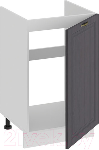 Изображение товара Шкаф под мойку ТриЯ Лина 1Н5М (белый/графит)