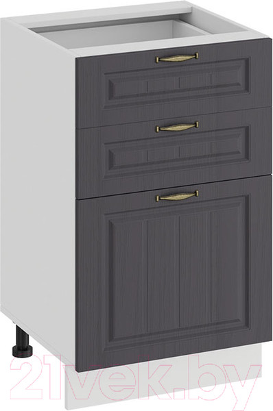 Изображение товара Шкаф-стол кухонный ТриЯ Лина 1Н5Я3 (белый/графит)