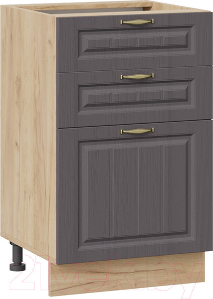 Изображение товара Шкаф-стол кухонный ТриЯ Лина 1Н5Я3 (дуб крафт золотой/графит)