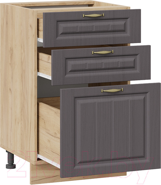 Изображение товара Шкаф-стол кухонный ТриЯ Лина 1Н5Я3 (дуб крафт золотой/графит)