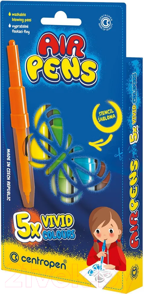 Изображение товара Фломастеры Centropen AirPens Vivid Colours / 615000561 (5цв)