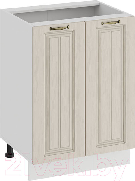 Изображение товара Шкаф-стол кухонный ТриЯ Лина 1Н6 (белый/кремовый)