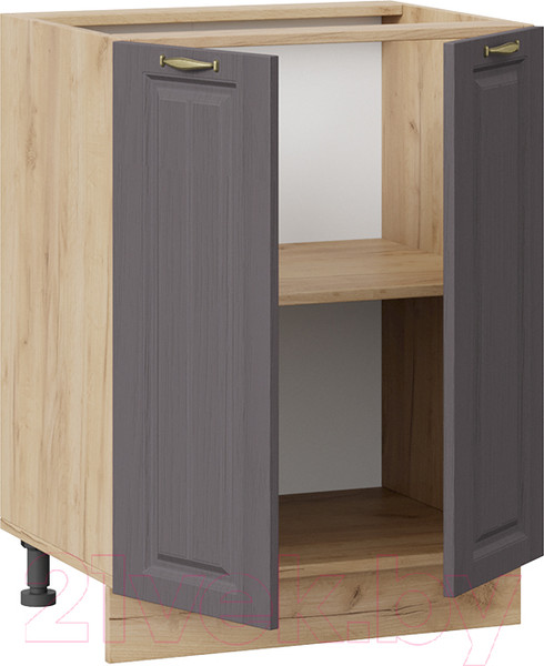 Изображение товара Шкаф-стол кухонный ТриЯ Лина 1Н6 (дуб крафт золотой/графит)