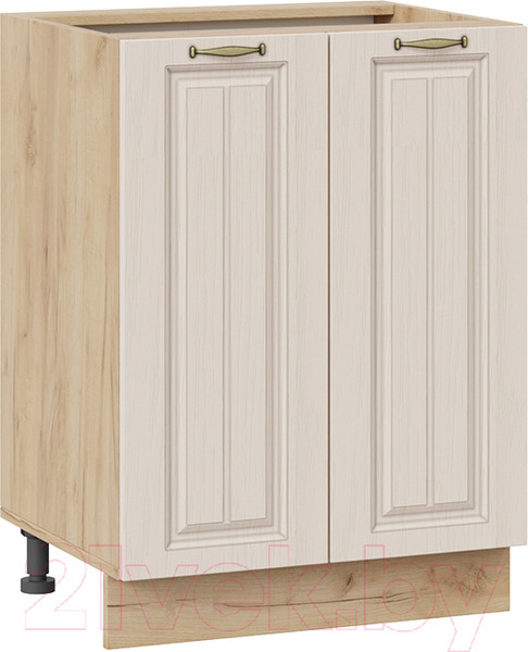 Изображение товара Шкаф-стол кухонный ТриЯ Лина 1Н6 (дуб крафт золотой/кремовый)